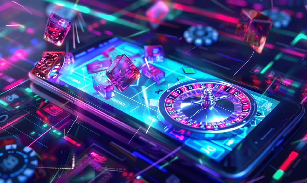Ilustrasi transaksi pembayaran digital melalui smartphone di platform indohoki4d